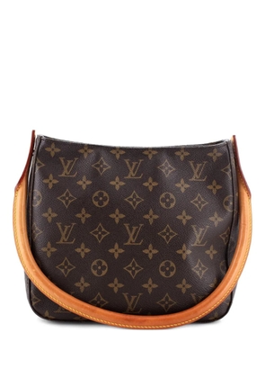 Louis Vuitton Pre-Owned Looping Handbag Monogram Canvas MM satchel - Brown