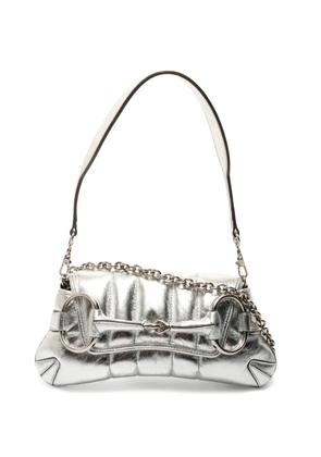 Gucci Pre-Owned Horsebit Chain shoulder bag - Silver