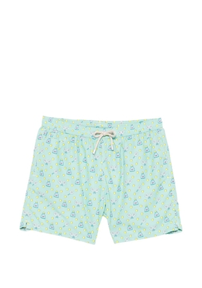 MC2 Saint Barth graphic-print swim shorts - Green