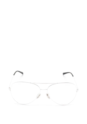 Gucci Eyewear double-bridge pilot-frame sunglasses - Silver