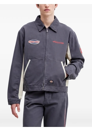 DICKIES Nashport patch-detailed contrast canvas jacket - Grey