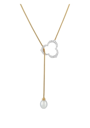 Angela Cummings diamond and pearl necklace - Gold