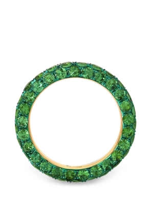 graziela Three-Sided tsavorite ring - Gold