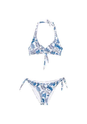 MC2 Saint Barth Yali floral-print bikini - White