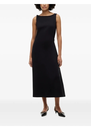 Tommy Hilfiger twist-detail sleeveless midi dress - Black