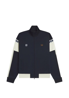 Fred Perry logo-embroidered colour-block sweater - Blue