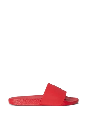 Polo Ralph Lauren logo-patch slides - Red