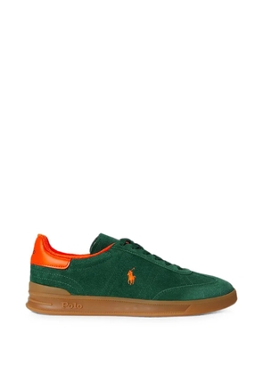 Polo Ralph Lauren logo-embroidered suede sneakers - Green