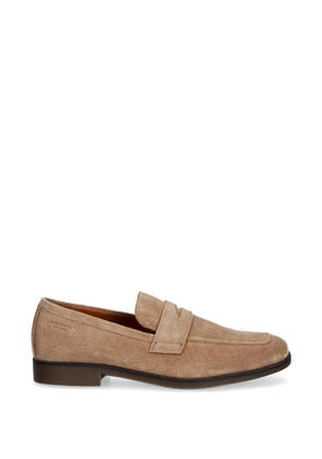VAGABOND Troy suede penny loafers - Neutrals