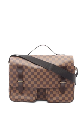 Louis Vuitton Pre-Owned 2002 Broadway Damier Ebene shoulder bag - Brown