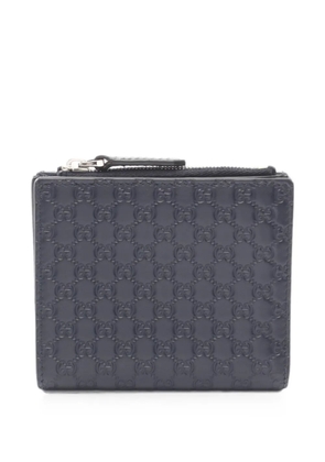Gucci Pre-Owned 2010s Micro-GG Guccissima wallet - Blue