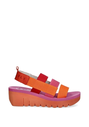 Fly London multi-strap platform sandals - Orange