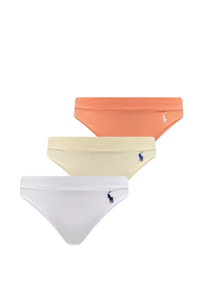 Polo Ralph Lauren logo-embroidered briefs - White