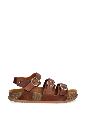 BOHONOMAD triple-strap buckle-fastening sandals - Brown