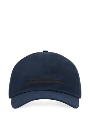 Zegna Oasi logo-plaque baseball cap - Blue