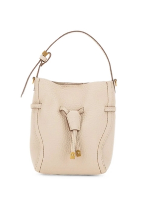 GIANNI CHIARINI Sienna hammered-leather tote bag - Neutrals