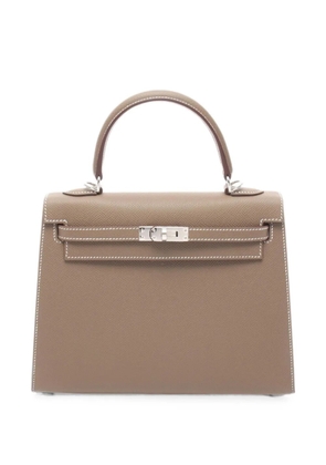 Hermès Pre-Owned 2026 25 Kelly Epsom-leather tote bag - Neutrals