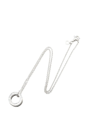 Bvlgari Pre-Owned 2010s B-zero1 diamond necklace - Silver