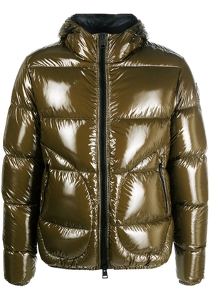 Herno padded hooded down jacket - Green