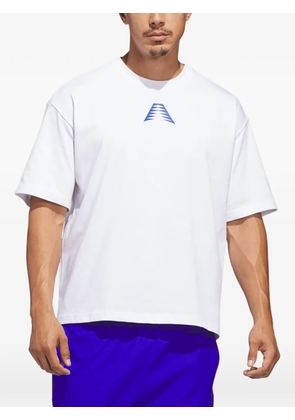 adidas Anthony Edwards Believe That graphic-print T-shirt - White