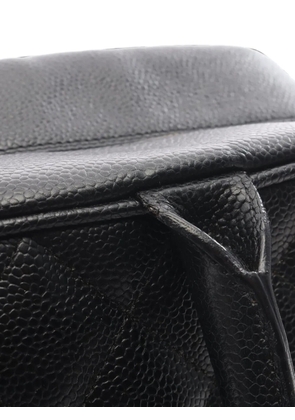 CHANEL Pre-Owned 2004-2005 Boston quilted caviar tote bag - Black