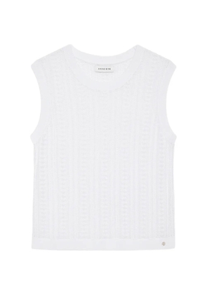 ANINE BING Moni crop tank - white