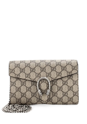 Gucci Pre-Owned Dionysus Chain Wallet GG Coated Canvas Small crossbody bag - Neutrals