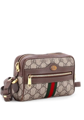 Gucci Pre-Owned Ophidia Shoulder Bag GG Coated Canvas Mini crossbody bag - Brown
