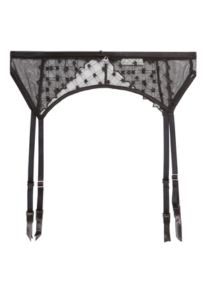 Fleur Du Mal Love Lock Garter belt - Black