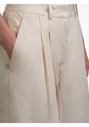 Moorer Rumy pleated wide-leg trousers - Neutrals