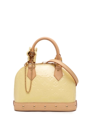 Louis Vuitton Pre-Owned 2021-2026 Monogram Vernis Hairclip Alma BB satchel - Yellow