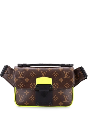 Louis Vuitton Pre-Owned S Lock Sling Bag Macassar Monogram Canvas belt bag - Brown