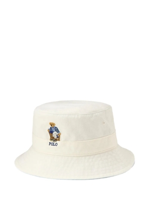 Polo Ralph Lauren Loft embroidered bucket hat - Neutrals