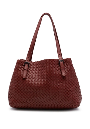 Bottega Veneta Pre-Owned 2012-2026 Medium Nappa Intrecciato Cesta tote bag - Red
