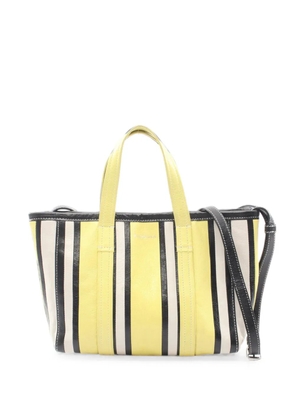 Balenciaga Pre-Owned 2000s Barbes striped tote bag - Yellow