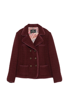 ETRO buttoned double-breasted blazer - Red