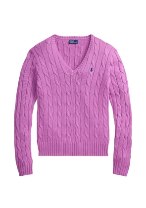 Polo Ralph Lauren cable-knit V-neck sweater - Pink