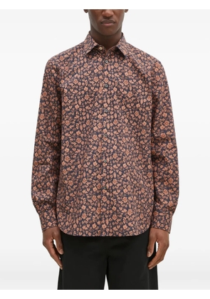 Paul Smith floral print cotton shirt - Blue