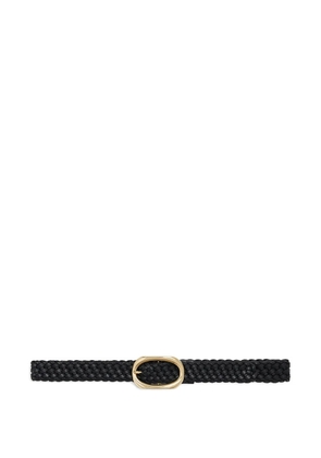 ANINE BING braided leather belt - Black
