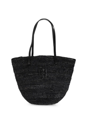 By Malene Birger Mirabell woven shoulder bag - Black