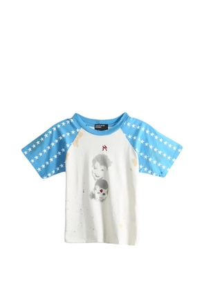 Enfants Riches Déprimés star-print graphic-print T-shirt - Neutrals
