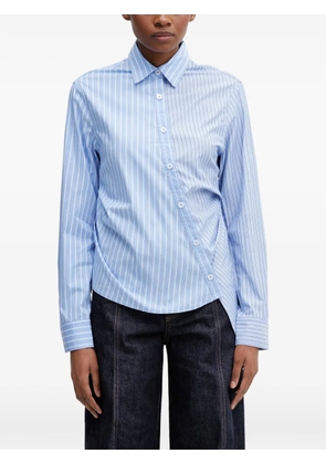 Andersson Bell Breeze asymmetric striped shirt - Blue