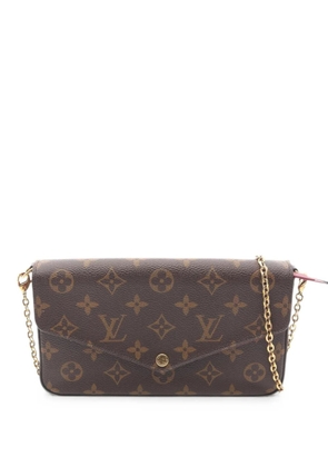 Louis Vuitton Pre-Owned 2017 Felicie monogram chain shoulder bag - Brown