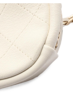 CHANEL Pre-Owned 2018-2019 small quilted satchel - Neutrals