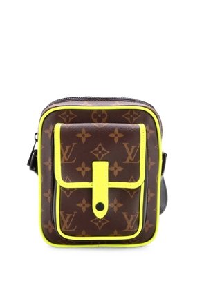 Louis Vuitton Pre-Owned Christopher Wearable Wallet Macassar Monogram Canvas crossbody bag - Black