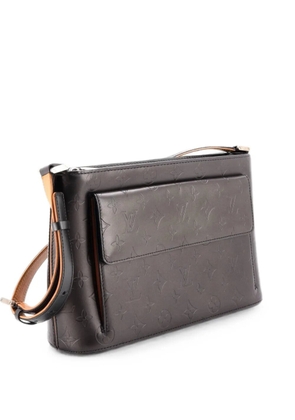 Louis Vuitton Pre-Owned Mat Allston Handbag Monogram Vernis shoulder bag - Grey
