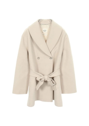 Hermès Pre-Owned 2010s Chaîne d'Ancre double-breasted coat - Neutrals