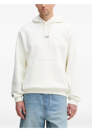 adidas graphic-print hoodie - Neutrals