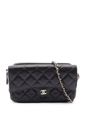 CHANEL Pre-Owned 2021 quilted leather shoulder bag - Black