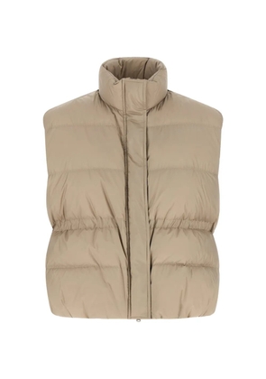 Brunello Cucinelli zip-up quilted vest - Neutrals